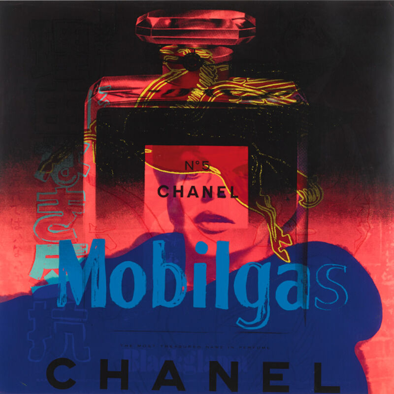 Ledningsevne fugl til eksil Andy Warhol | Ads: Chanel / Rebel / Mobil / Blackglama (1985) | Artsy