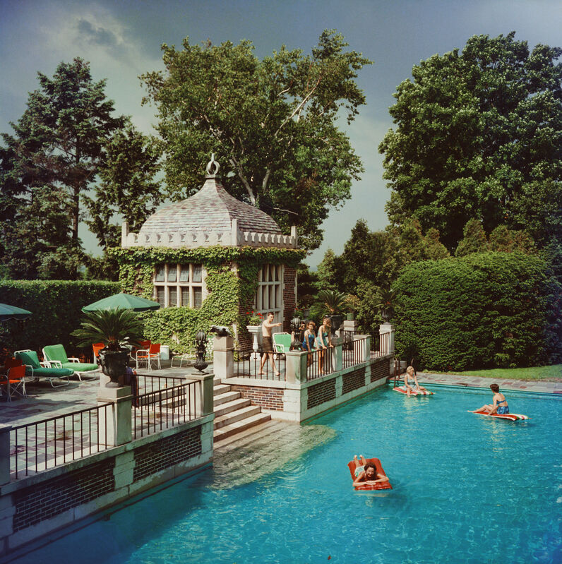 Slim Aarons | Family Pool (Slim Aarons Estate Edition) (ca. 1960) |  Available for Sale | Artsy