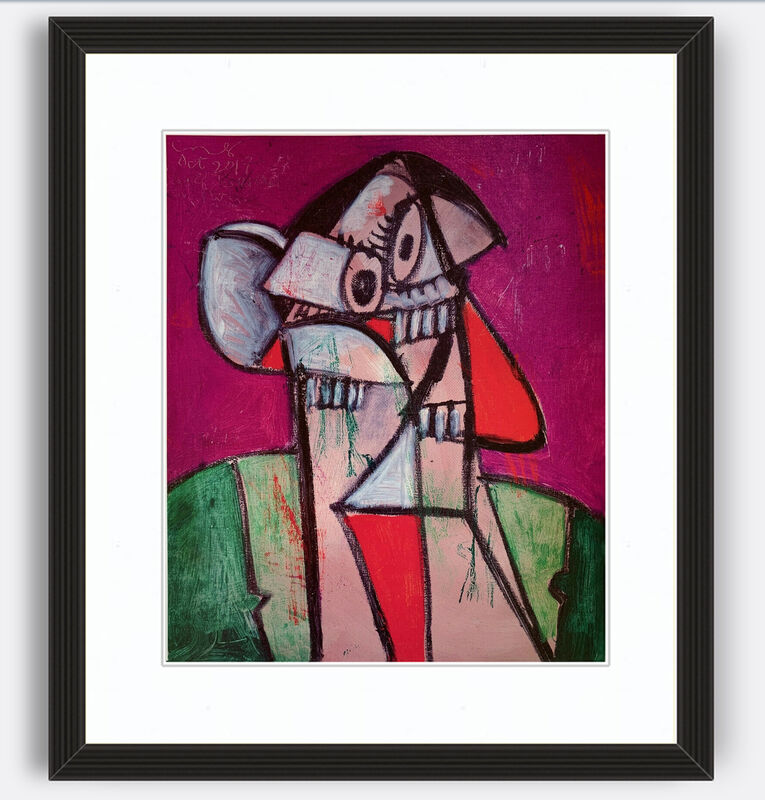 dagsorden følsomhed Pludselig nedstigning George Condo | Self Portrait in Paris 1 poster (2018) | Available for Sale  | Artsy
