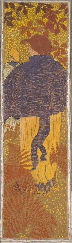 Pierre Bonnard, Woman in a Blue Pelerine, 1898, private collection. 
