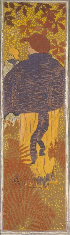 Pierre Bonnard, Woman in a Blue Pelerine, 1898, private collection.