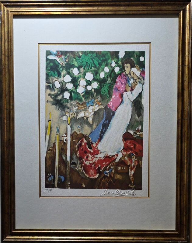 The three candles — Marc Chagall