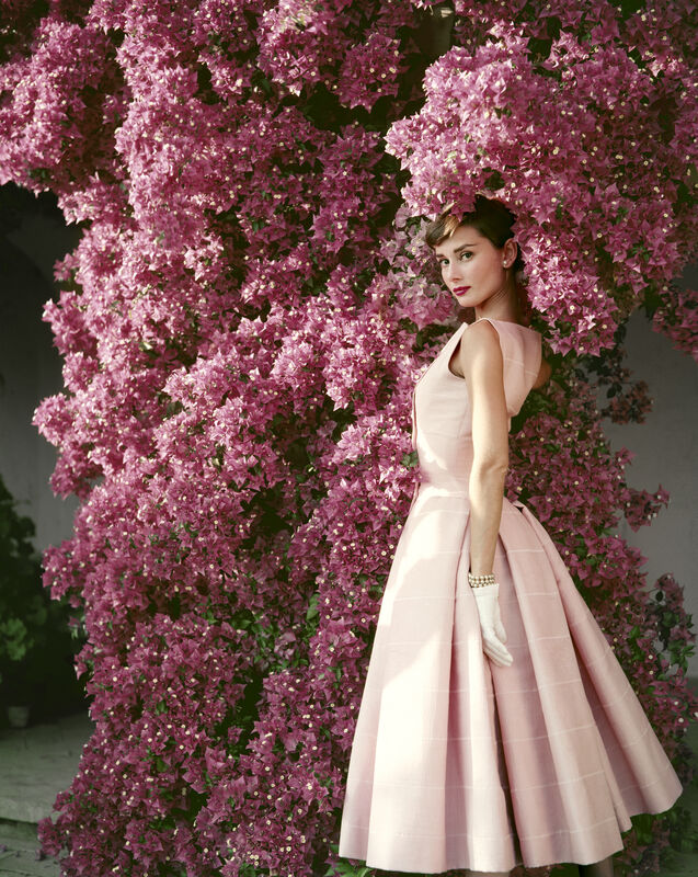Norman Parkinson | Audrey Hepburn in Givenchy dress at 'Villa Rolli