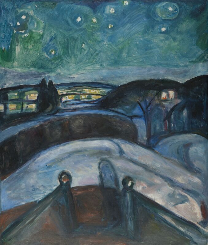 Edvard Munch | Starry Night (1922-1924) | Artsy