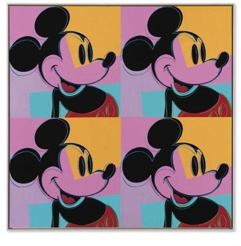 elskerinde Soveværelse krave Andy Warhol | Quadrant Mickey Mouse | Artsy