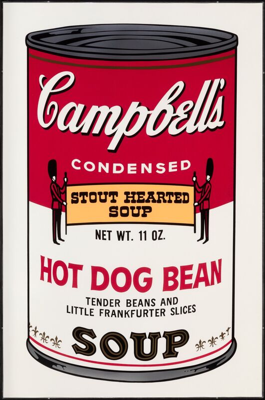 Andy Warhol | Hot Dog Bean, from Campbell's Soup II (1969 ...