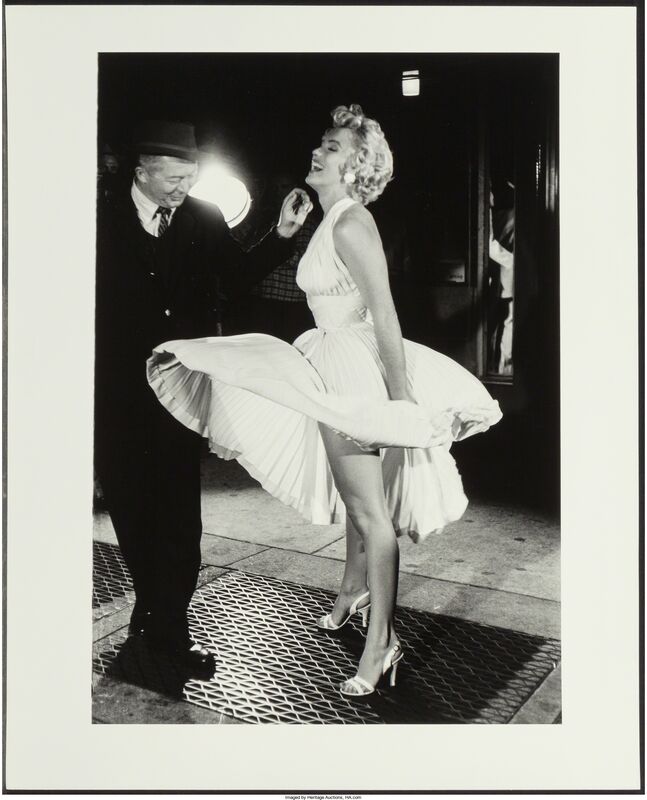 George Zimbel | Marilyn Monroe and Billy Wilder, N.Y.C. (1954) | Artsy