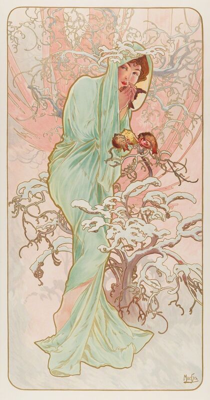 Alphonse Mucha | The Seasons (1896) | Artsy