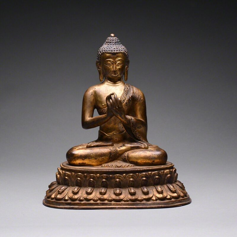 bagværk Normalt Fortrolig Unknown Tibetan | Tibetan Gilt-Bronze Figure of Seated Buddha Shakyamuni  (16th century A.D. to 18th century A.D.) | Artsy