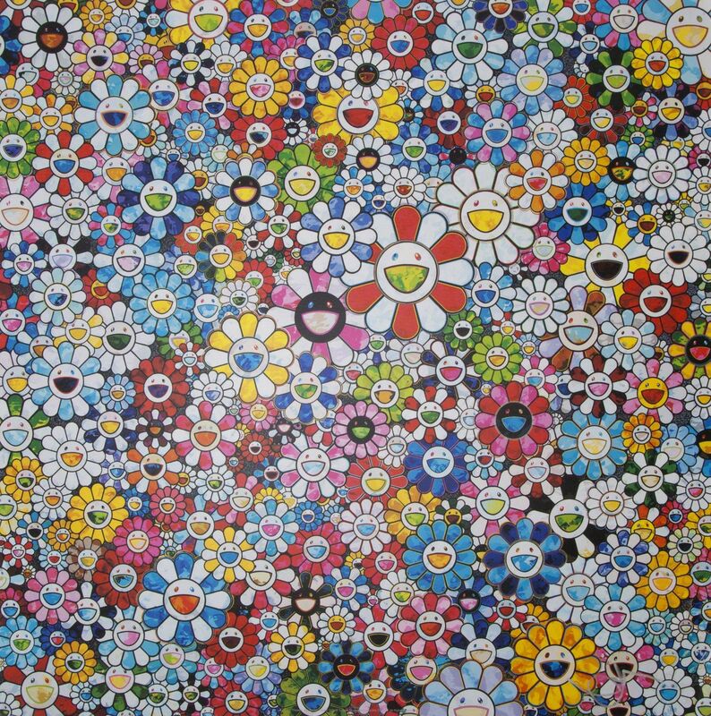 Takashi Murakami | Flowers with Smiley Faces (2013) | Artsy