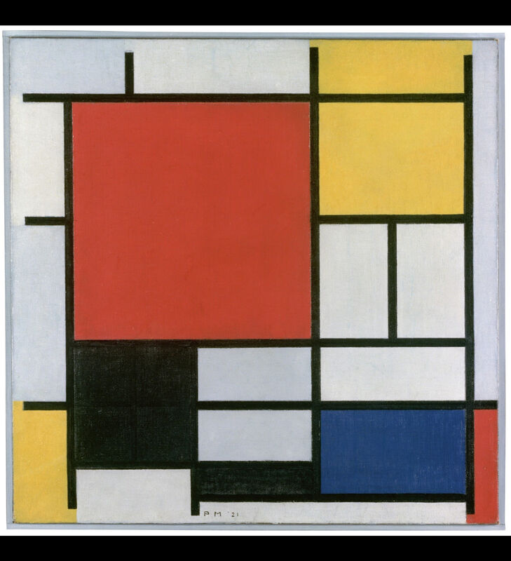 astronomi Evakuering tuberkulose Piet Mondrian | Composition with large red plane, yellow, black, gray and  blue (1921) | Available for Sale | Artsy
