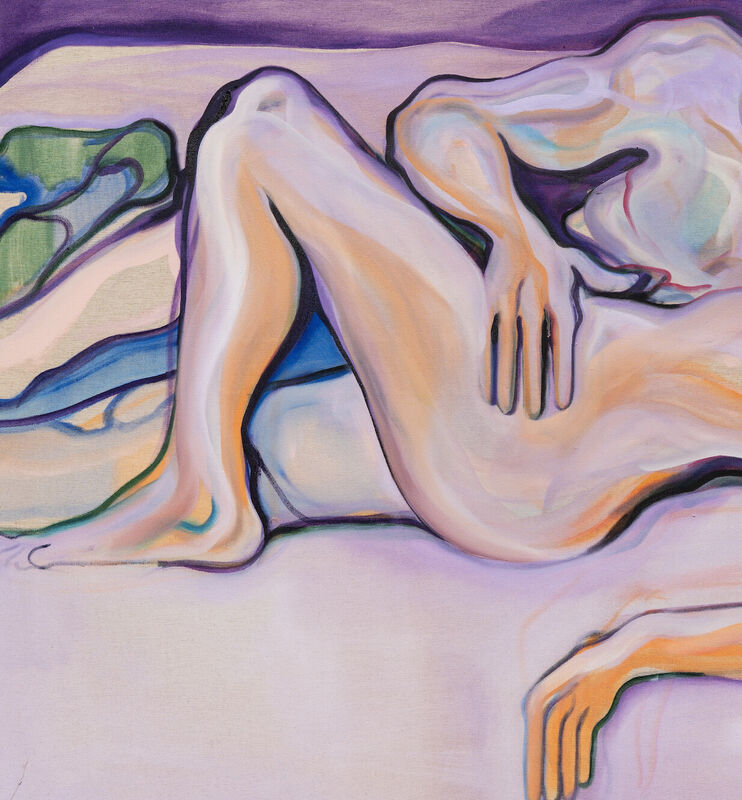 Ana Karkar, ‘Falling where you lay’, 2023, Painting, Oil on linen, Galerie Marguo