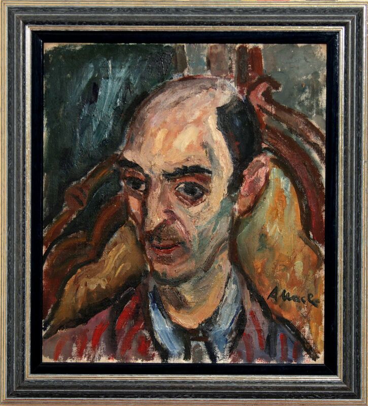 ANTUN MASLE | Portrait of Kosta Strajnić (1949) | Artsy