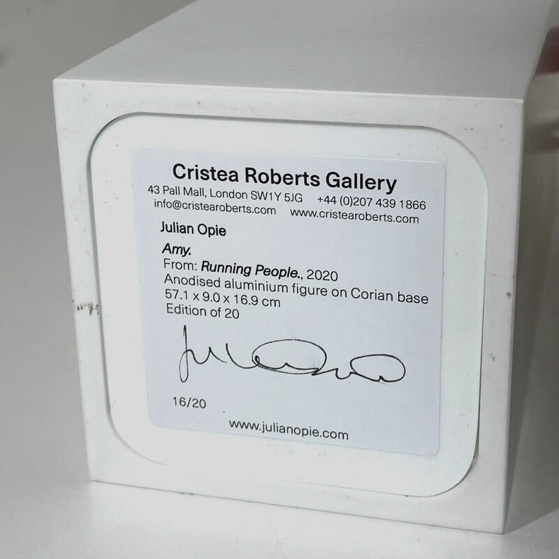 Julian Opie | Amy (from Running People) (2020) | Artsy