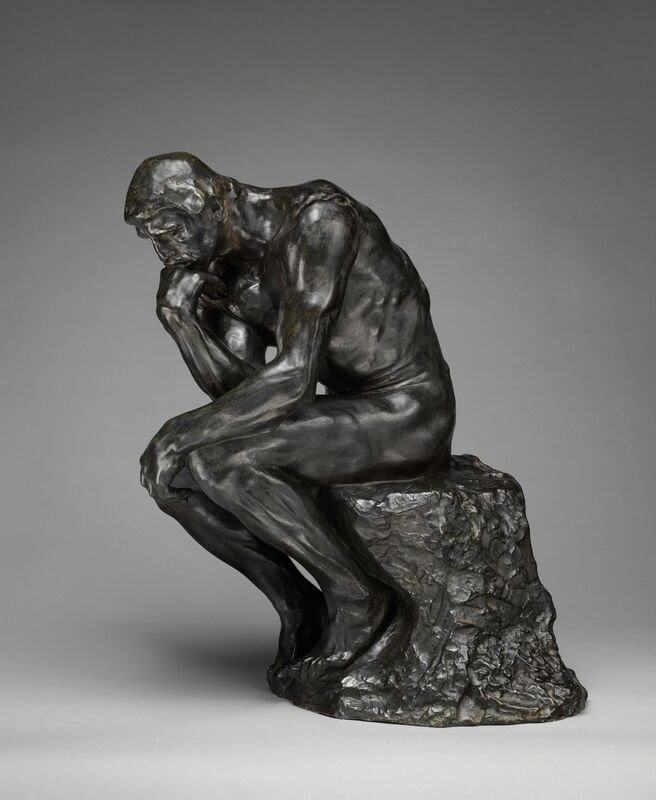Auguste Rodin | The Thinker (Modeled ca. 1880-cast ca. 1910) | Artsy