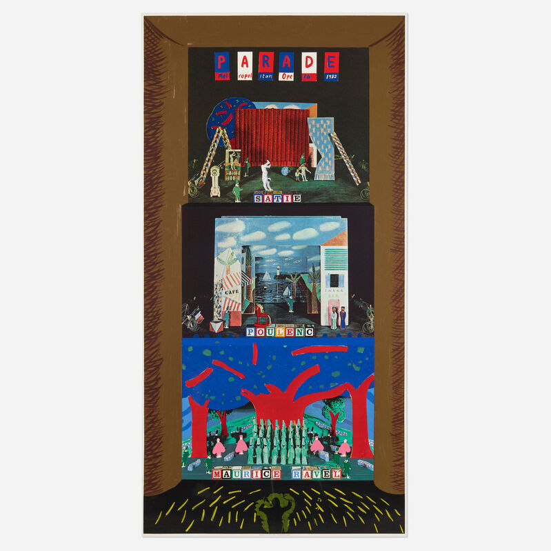 David Hockney | A French Triple Bill poster (1982) | Artsy