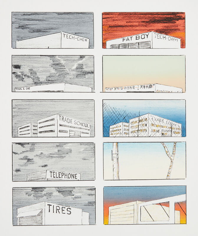 Ed Ruscha Course of Empire (2005) Artsy