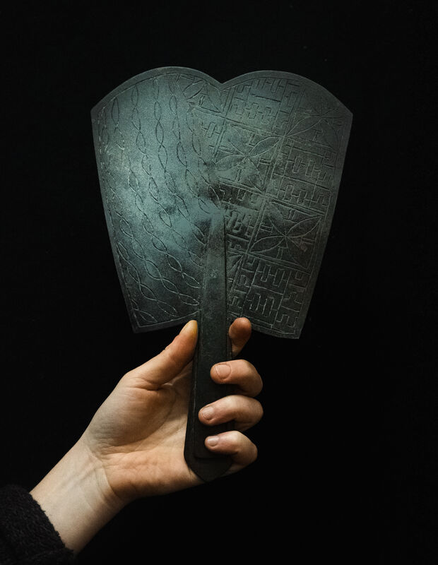 Nina Royle | Mirror (fan shape) (2022) | Available for Sale | Artsy