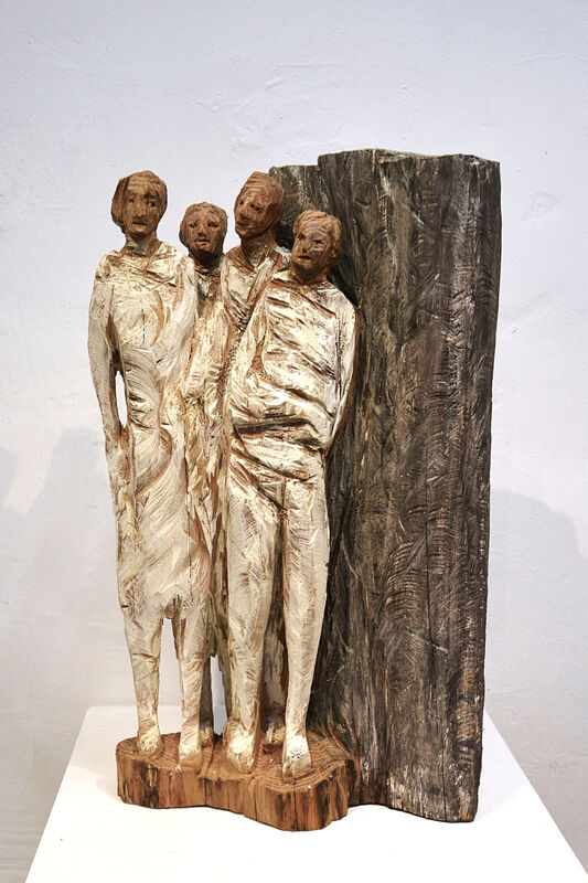Sieglinde Gros | Zu Viert / Four of us (2022) | Artsy