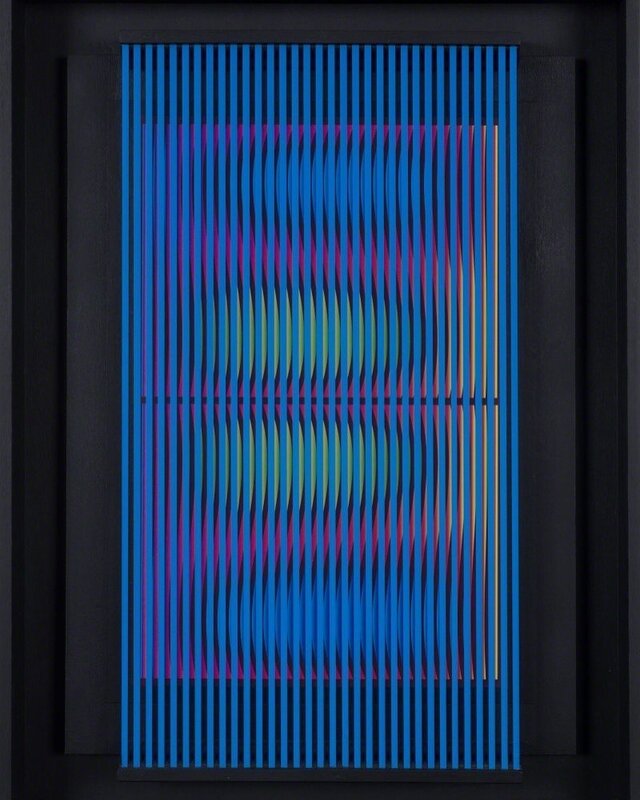 Alberto Biasi | Crepuscolo di colori (2000) | Artsy