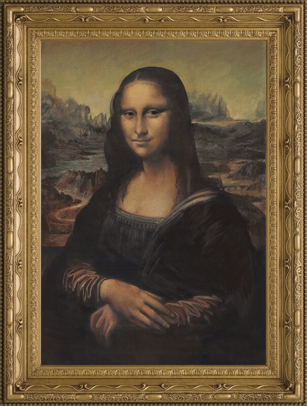 Mona Lisa Selfie Portrait' Art Print