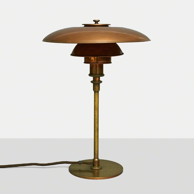Louis Poulsen PH 3/2 Table Light in Brass by Poul Henningsen For
