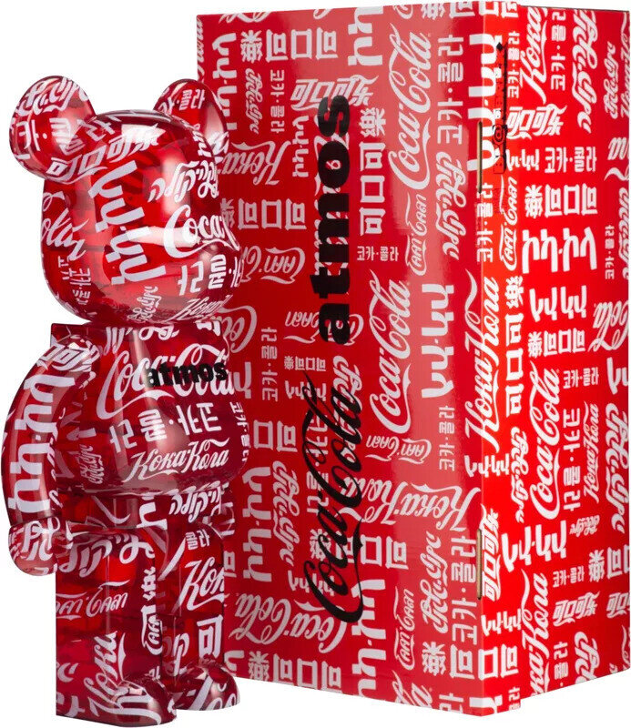 Bearbrick x atmos x Coca-Cola Type-6 1000%Bearbrick x atmos x Coca