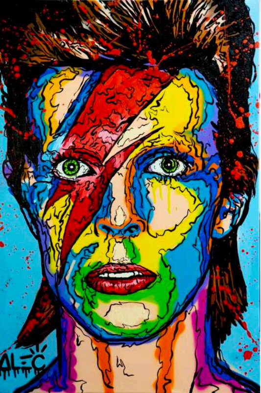 Alec Monopoly | David Bowie Ziggy Stardust Potraits (2023) | Available ...