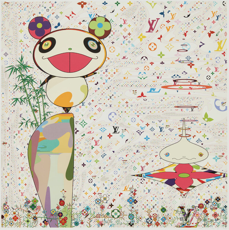 Takashi Murakami's Superflat Monogram Panda And His Friends Print