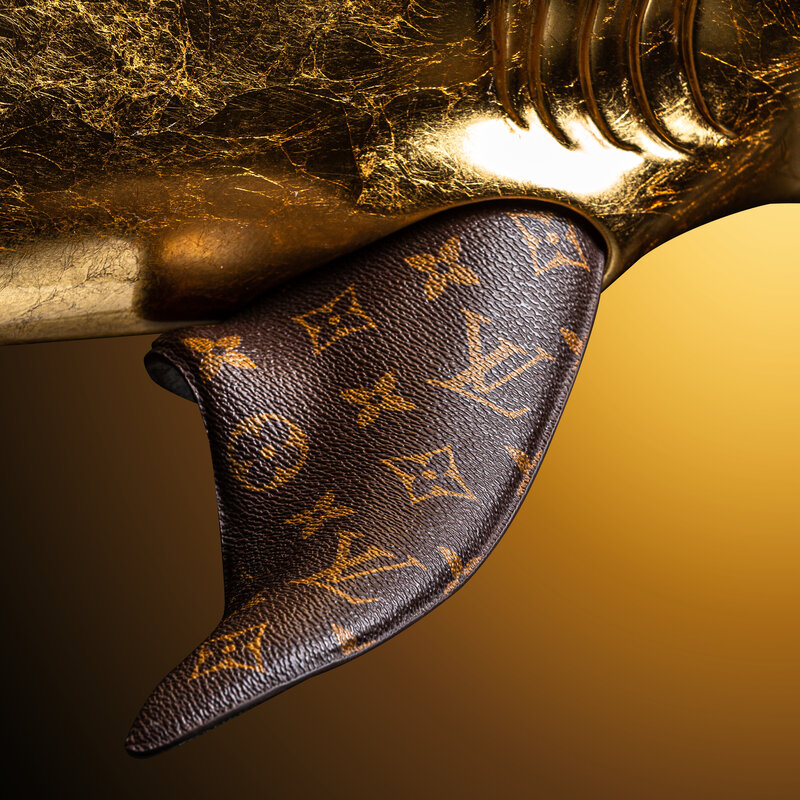 YAY, MEGALODON x LOUIS VUITTON - MONOGRAM CANVAS / YELLOW GOLD Edition  (2022), Available for Sale