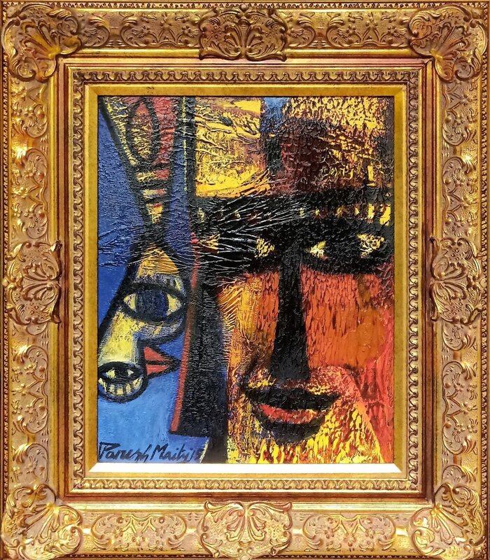 Paresh Maity, Expression-I, Oi on Canvas (2015), Available for Sale