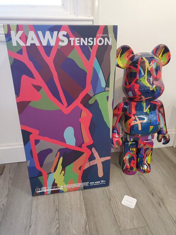 Kaws (1974) - Tension Kaws - Be@rbrick 1000% - Bearbrick - Catawiki