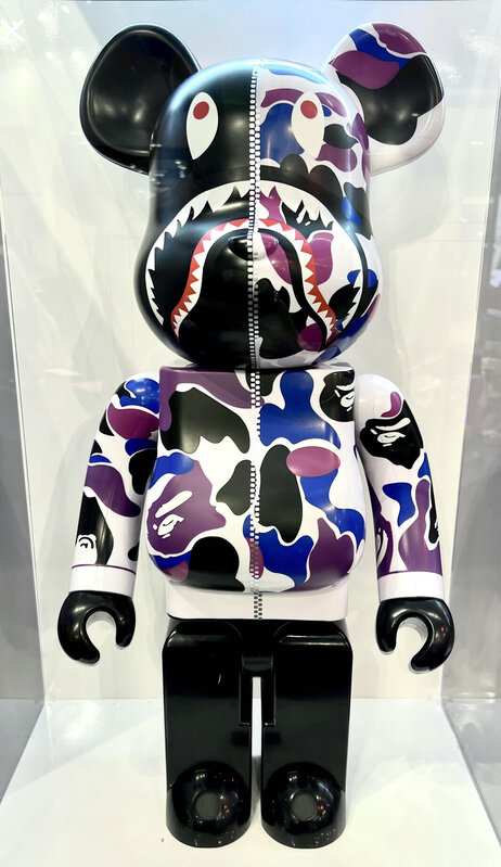 BAPE, A Bathing Ape, Medicom, Medicom Toy, Bearbrick × Bape Shark Hong  Kong 15th Anniversary 1000% (Be@rbrick purple camouflage ) (2021), Available for Sale