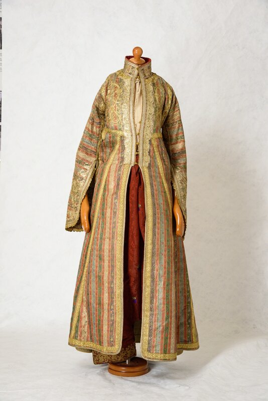 designer coat dress Raliana brocade coat dress