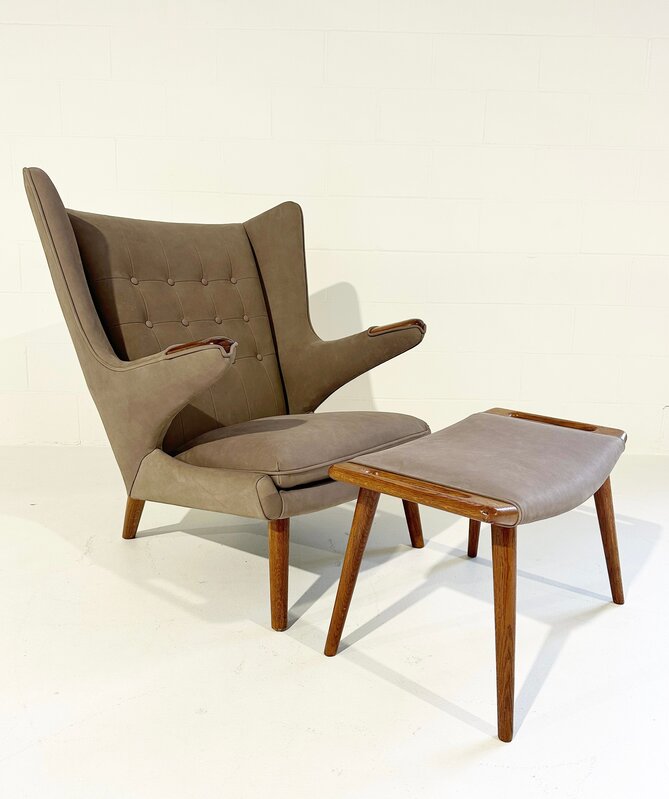 Papa Bear Chair & Ottoman - Manhattan Home Design