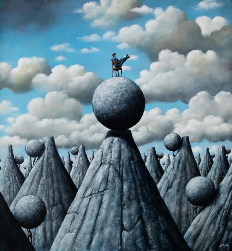 Rafal Olbinski | Superiority of Consequences (2008) | Artsy