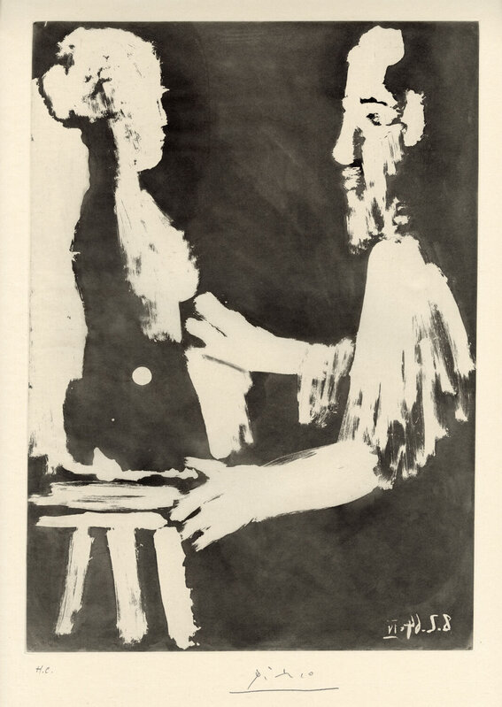 Pablo Picasso, Sculpteur Au Travail (1964)