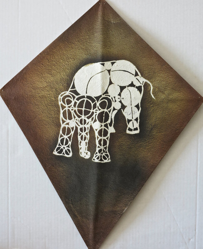 Elephant String Art -   Hand painting art, String art, String