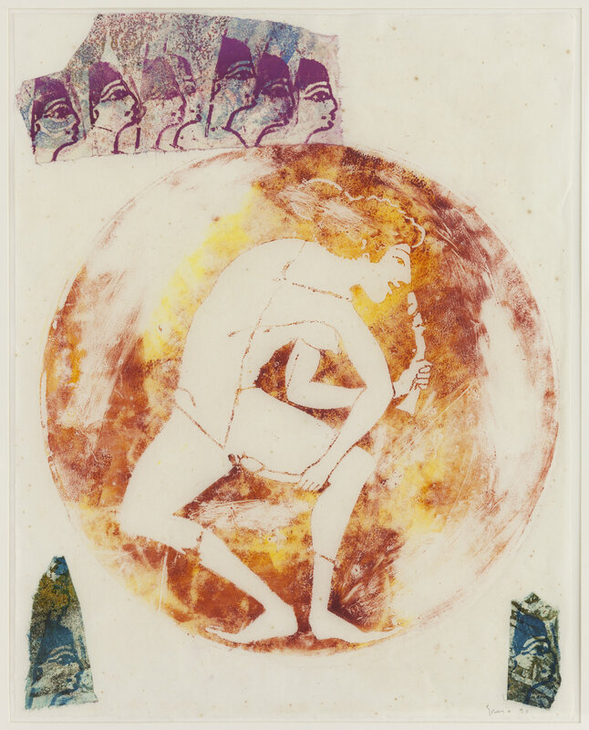 Nancy Spero | Dildo Dancer/Egyptian Woman (1990) | Art & Prints | Artsy Nancy Spero | Dildo Dancer/Egyptian Woman (1990) | Art & Prints | Artsy