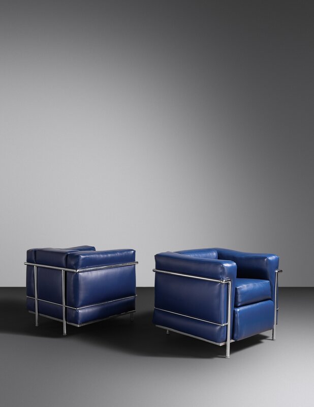 Lot - LE CORBUSIER AND CHARLOTTE PERRIAND LC3 ARMCHAIR