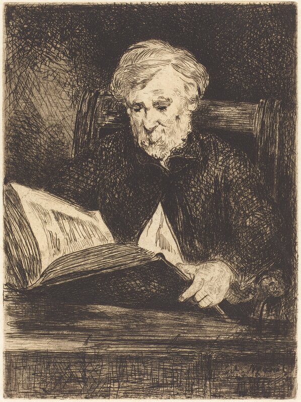 Édouard Manet, The Reader (Le liseur) (1861)