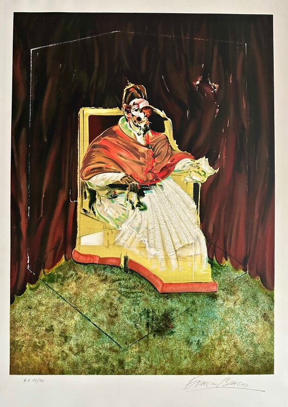 Francis Bacon, Study for Portrait of Pope Innocent X after Velasquez  (1989), Available for Sale