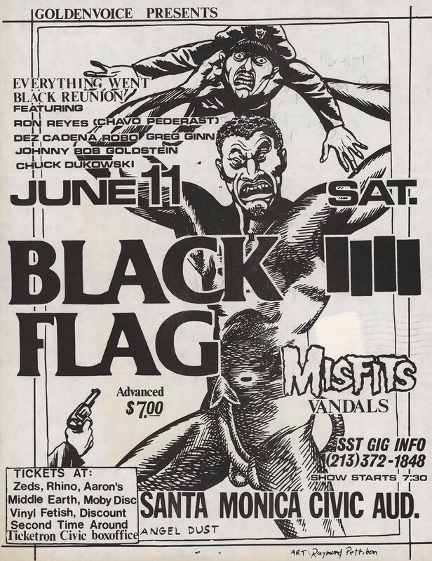 Raymond Pettibon, Raymond Pettibon Black Flag 1983 (1983), Available for  Sale