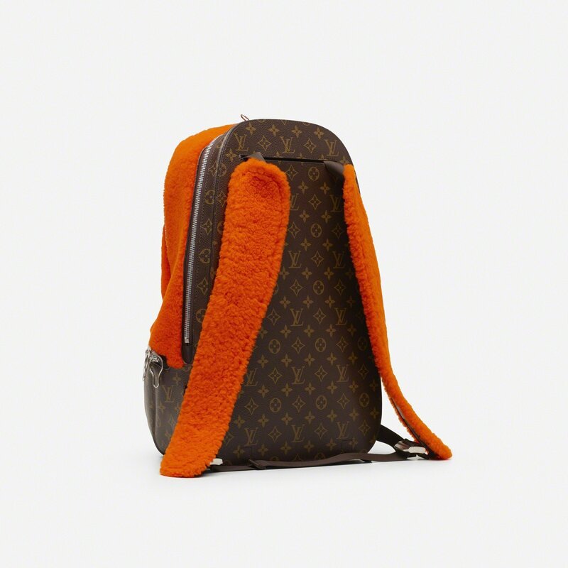 Louis+Vuitton+Marc+Newson+Backpack+Brown%2FOrange+Canvas
