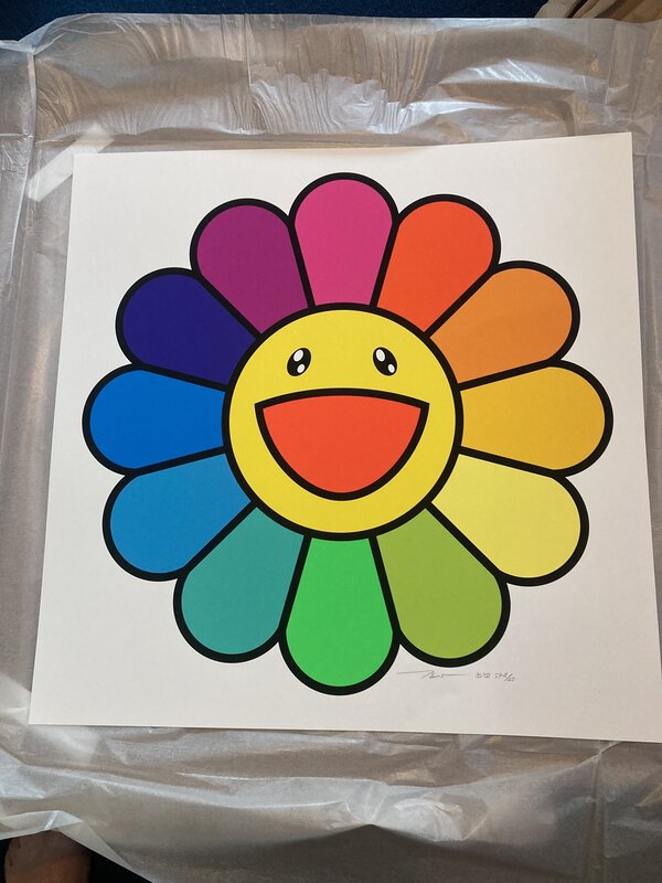 Takashi Murakami, Smile On, Rainbow Flower!! (2020), Available for Sale