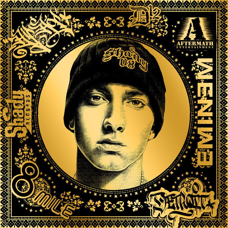 Agent X  Eminem (Gold) (50 Years, Hip Hop, Rap, Iconic, Artist