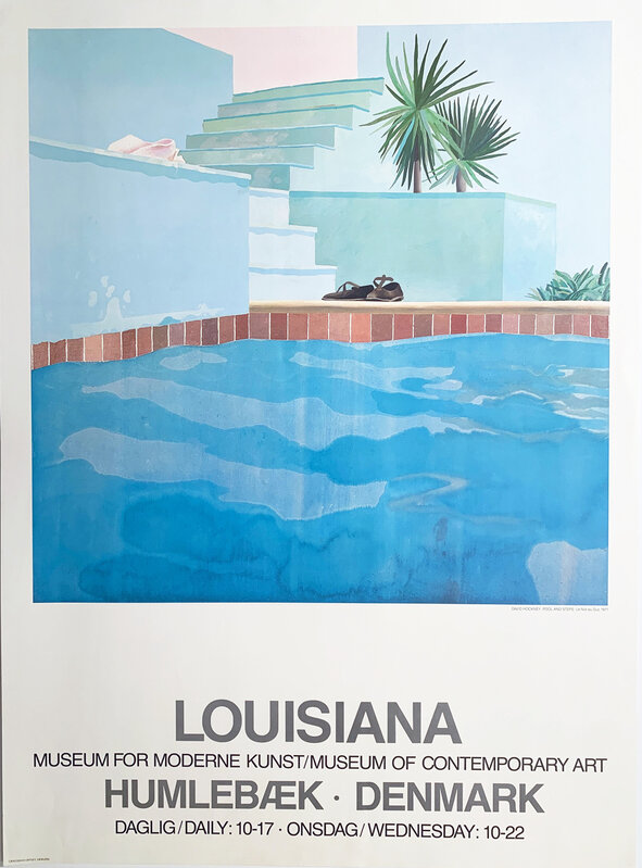 David Hockney  David Hockney Poster, Louisiana Museum for Moderne