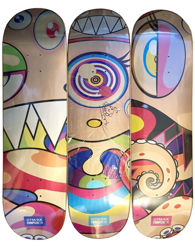 Takashi Murakami Supreme Skateboard deck kaws banksy