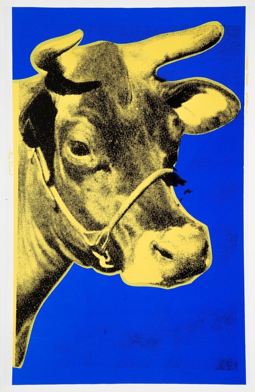 Bearbrick Andy Warhol Cow Wallpaper 100% & 400% Set