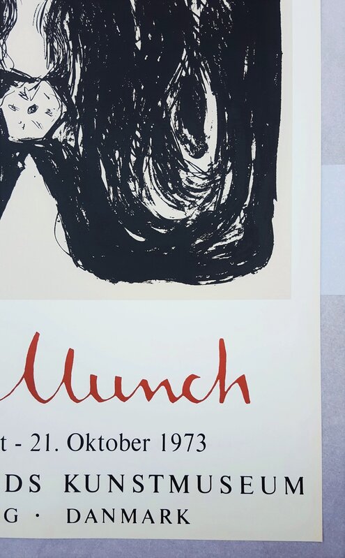 Edvard Munch Exhibition Poster The Brooch. Eva Mudocci Print -  Portugal